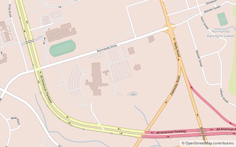 82nd Airborne Division War Memorial Museum location map