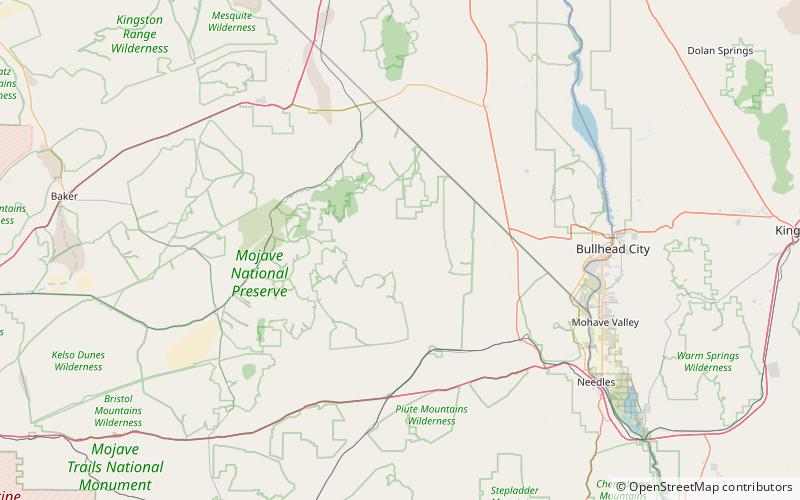 Lanfair Buttes location map