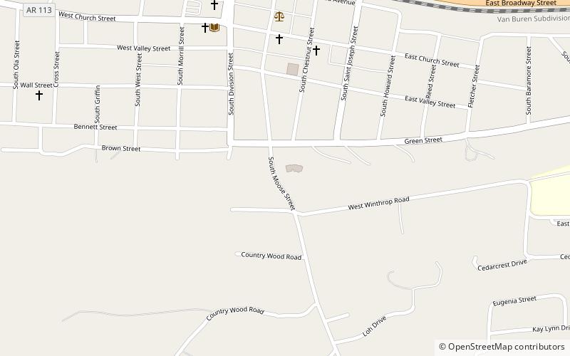 Saint Anthony's Hospital location map