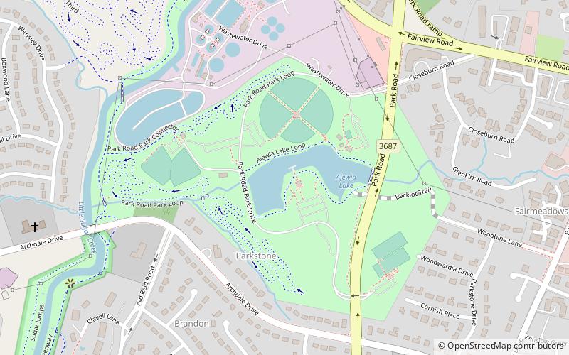 Park Road Park location map