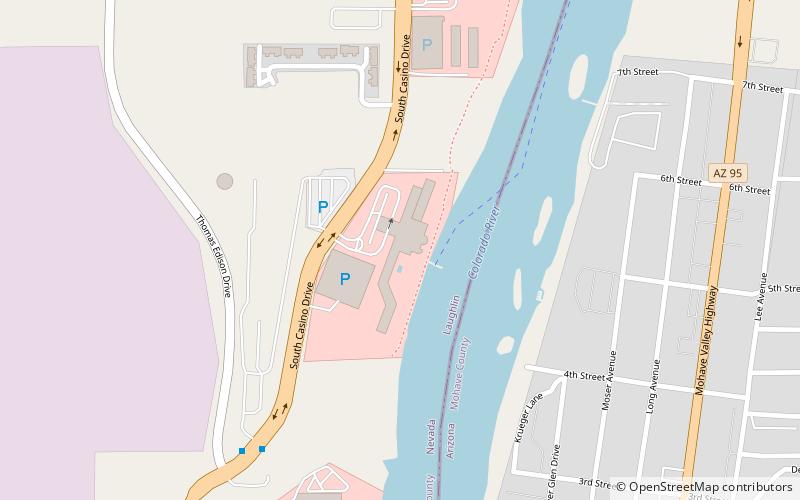 laughlin river lodge location map