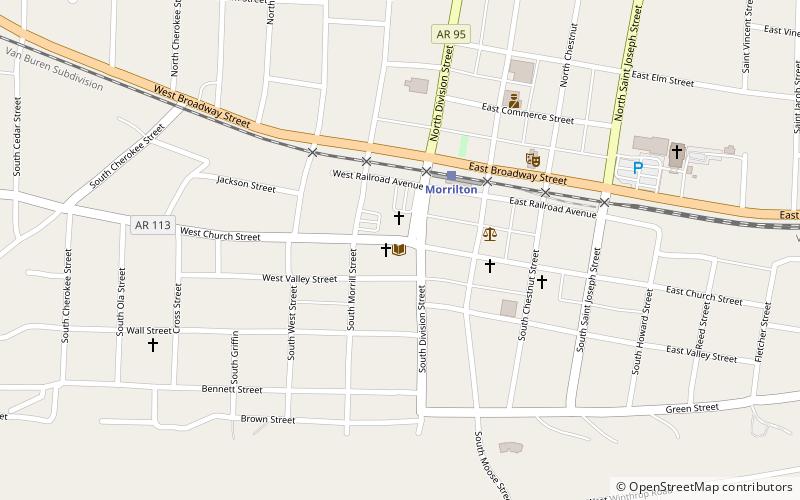 Conway County Library location map