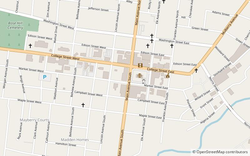 Magnolia Antique Gallery location map