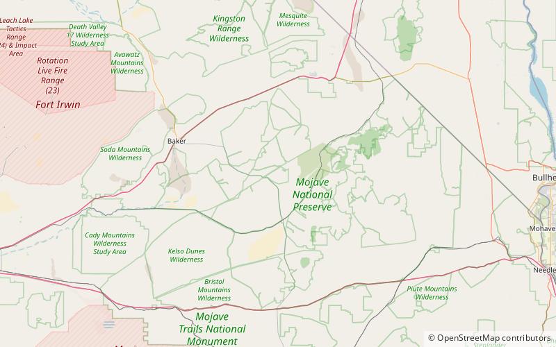 Marl Mountains location map