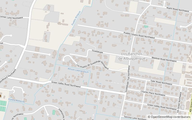 Los Ranchos de Albuquerque location map