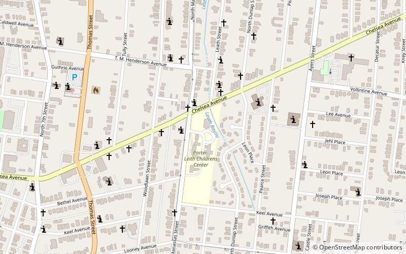 Porter-Leath House location map