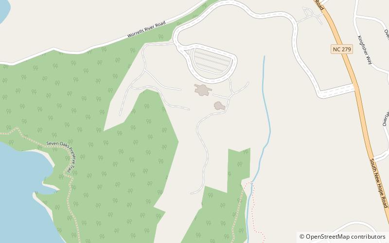Daniel Stowe Botanical Garden location map