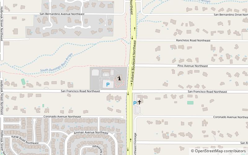 Albuquerque New Mexico Temple location map