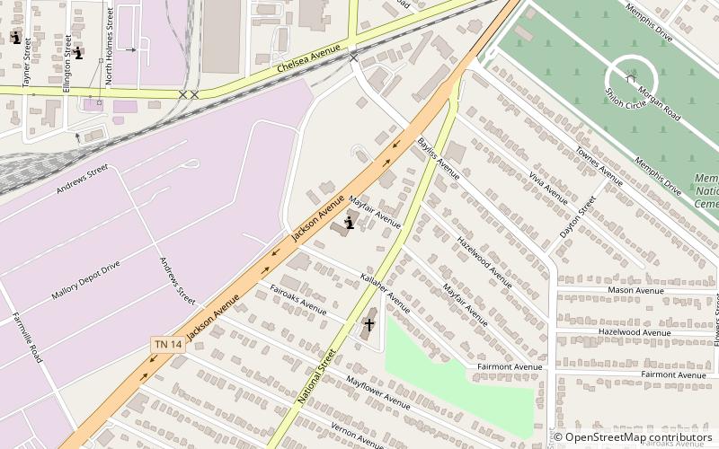 Nutbush location map