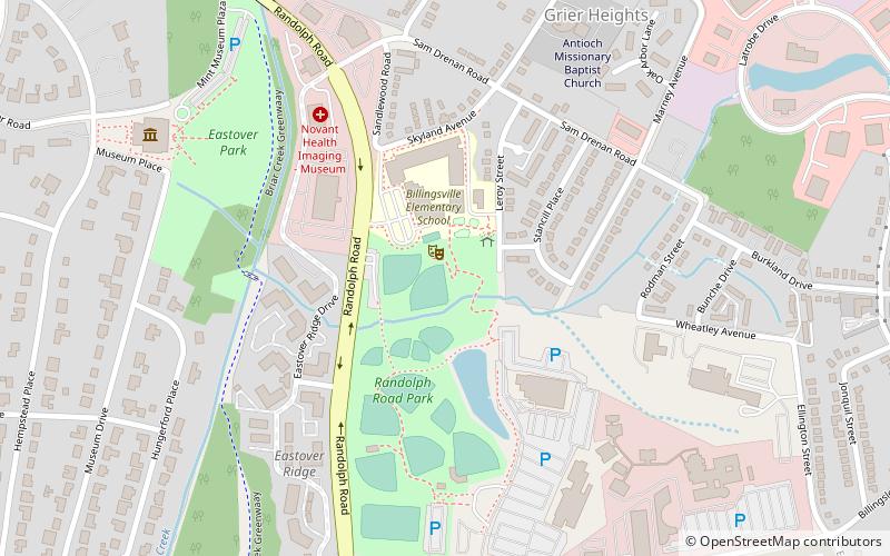 Grier Heights Community Improvement location map