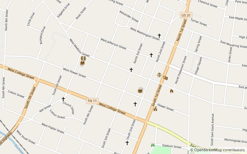 Brown-Daly-Horne House location map