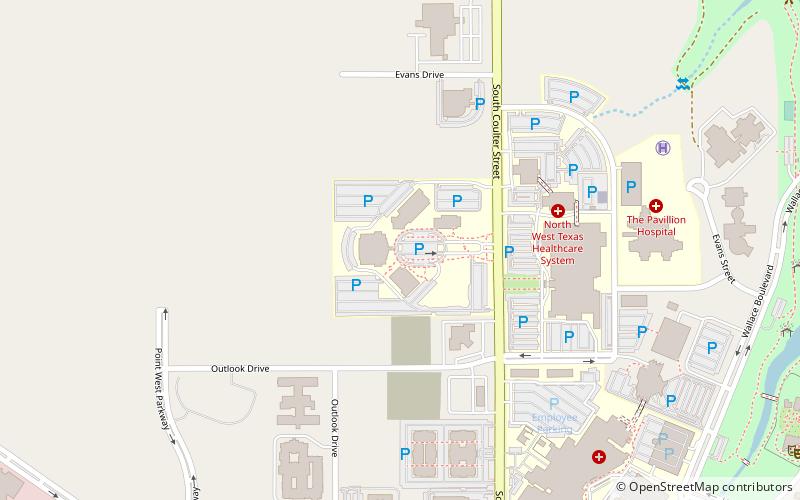 Texas Tech University at Amarillo location map
