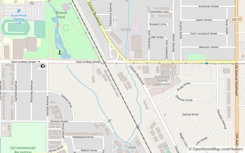 U-Haul Moving & Storage of Norman location map