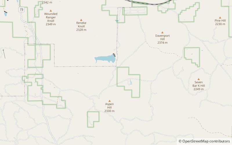 Dogtown Reservoir location map