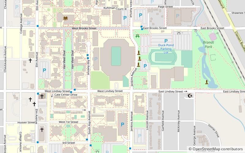 barry switzer center norman location map