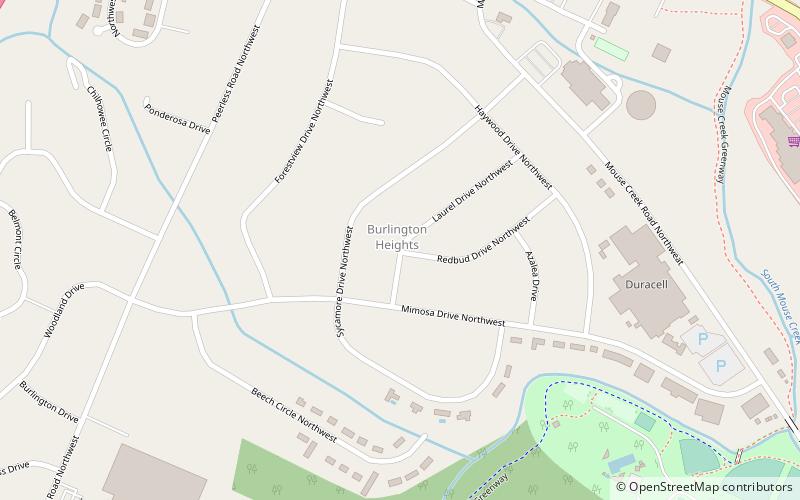 burlington heights cleveland location map