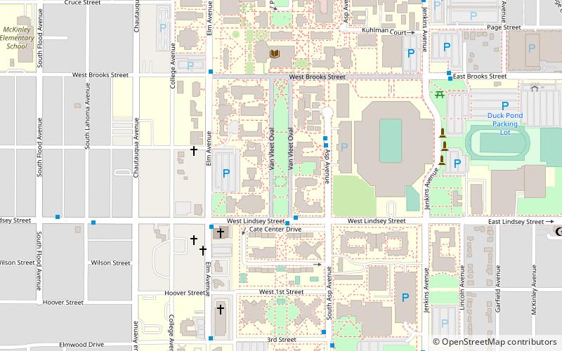 south oval norman location map