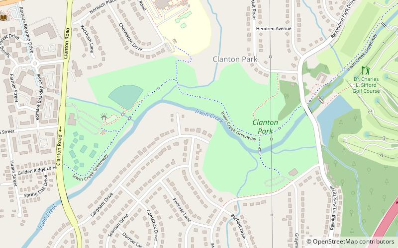 Clanton Park location map
