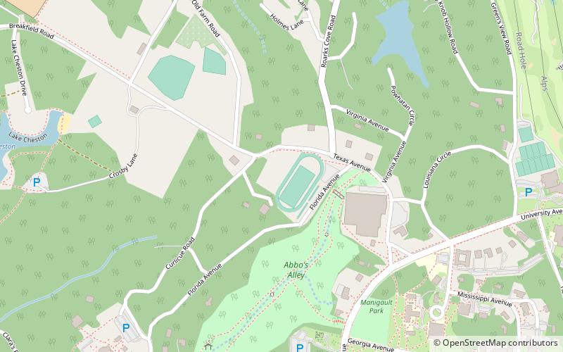 mcgee field sewanee location map