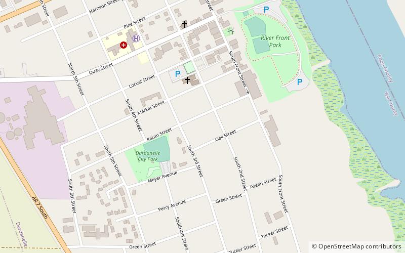 First Presbyterian Church–Berry House location map