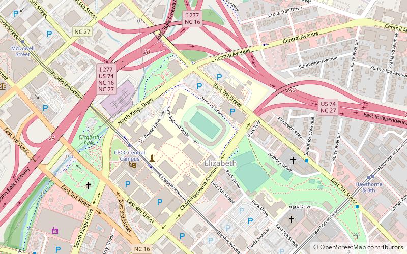 American Legion Memorial Stadium location map