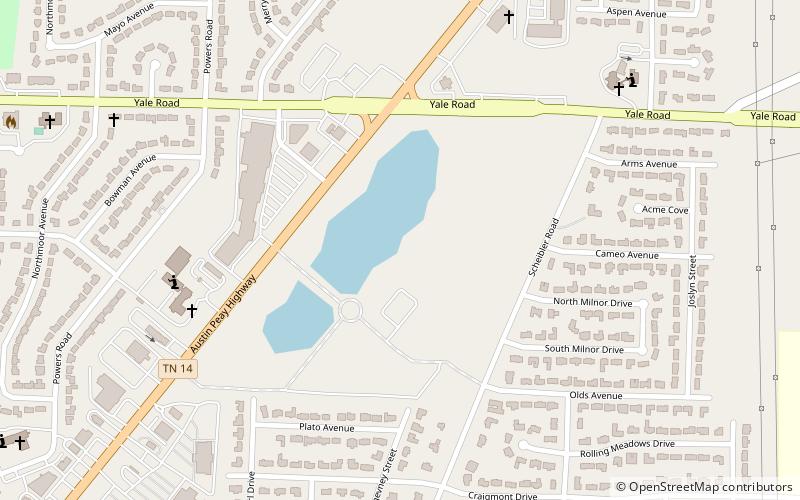 Raleigh Springs Mall location map