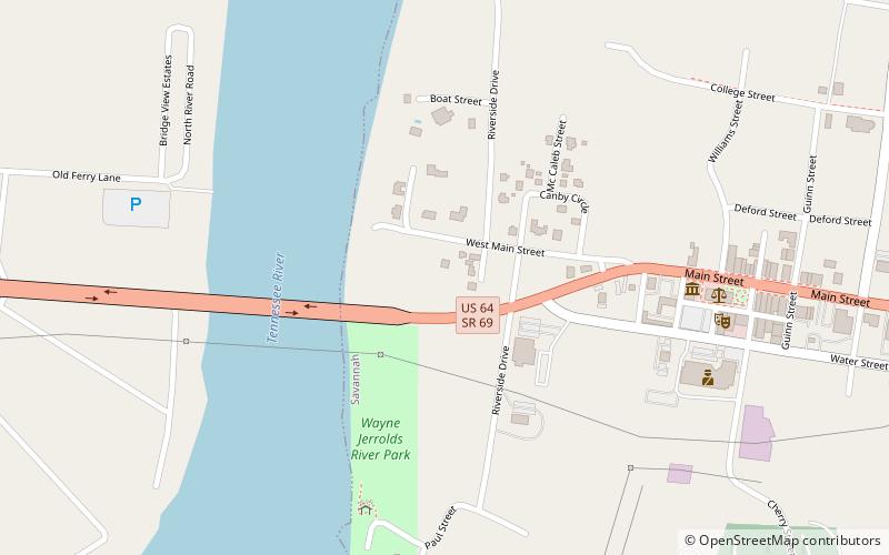 savannah archaeological site location map