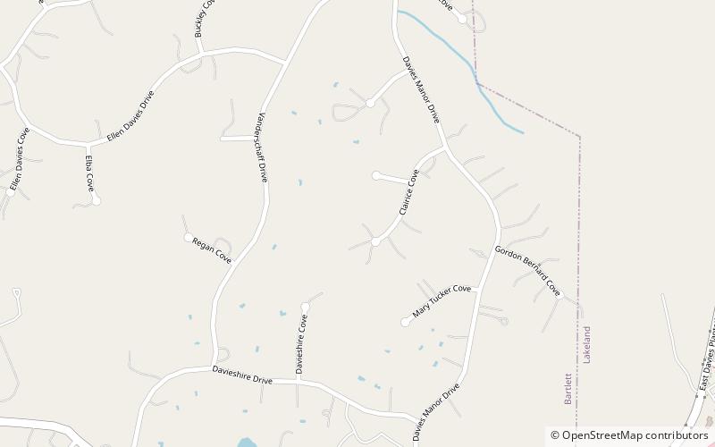 Davies Manor location map