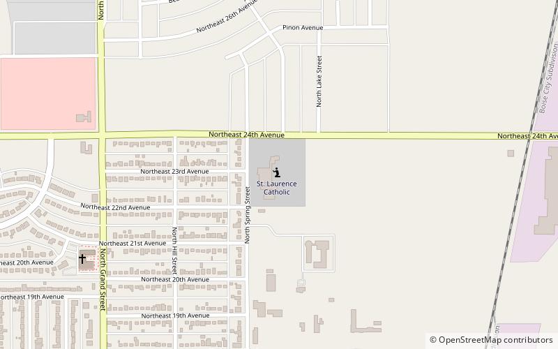 St. Laurence Catholic Church location map