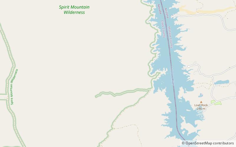 Newberry Mountains location map