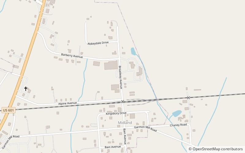 Midland location map