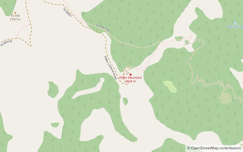 Mount Elden location map