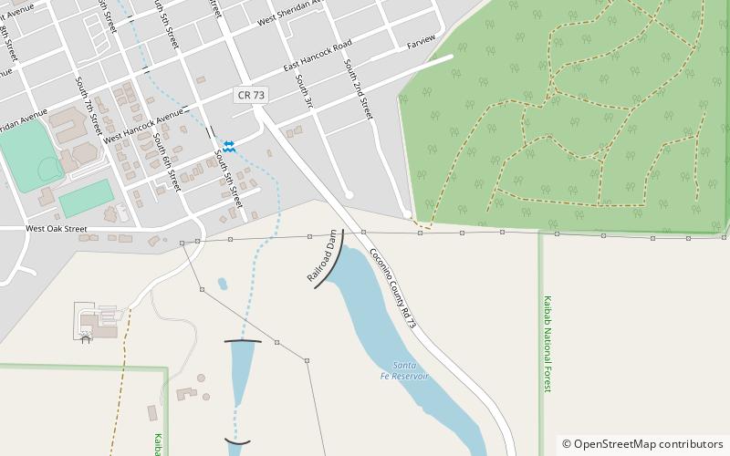 Santa Fe Lake location map