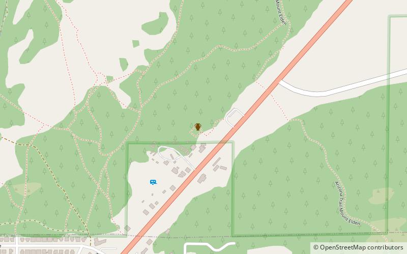 Elden Pueblo location map