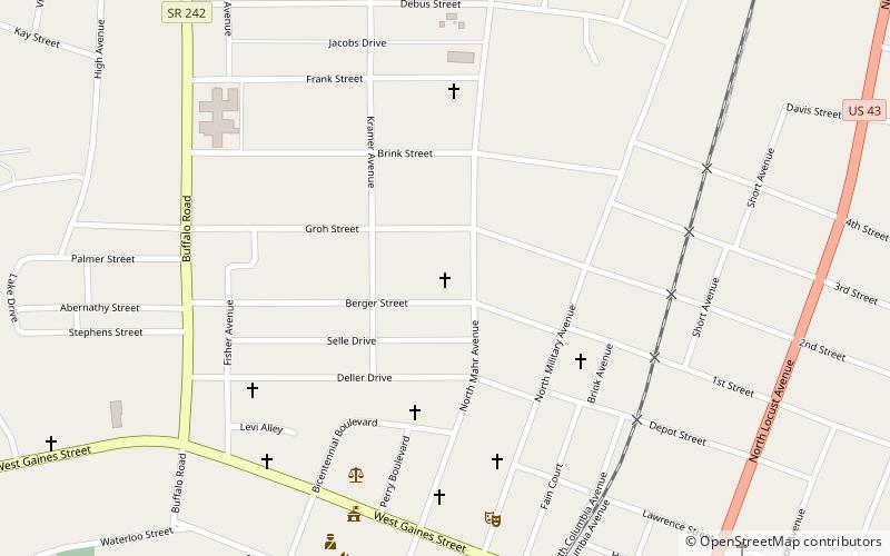 Sacred Heart of Jesus Church location map