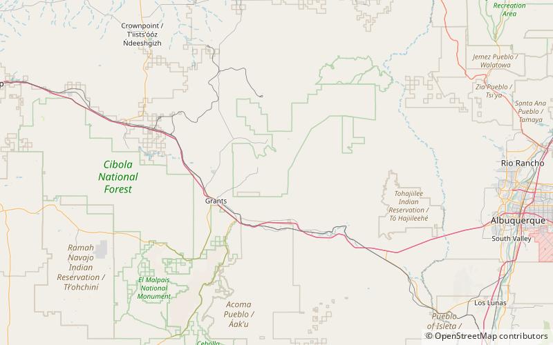 san mateo mountains cibola national forest location map