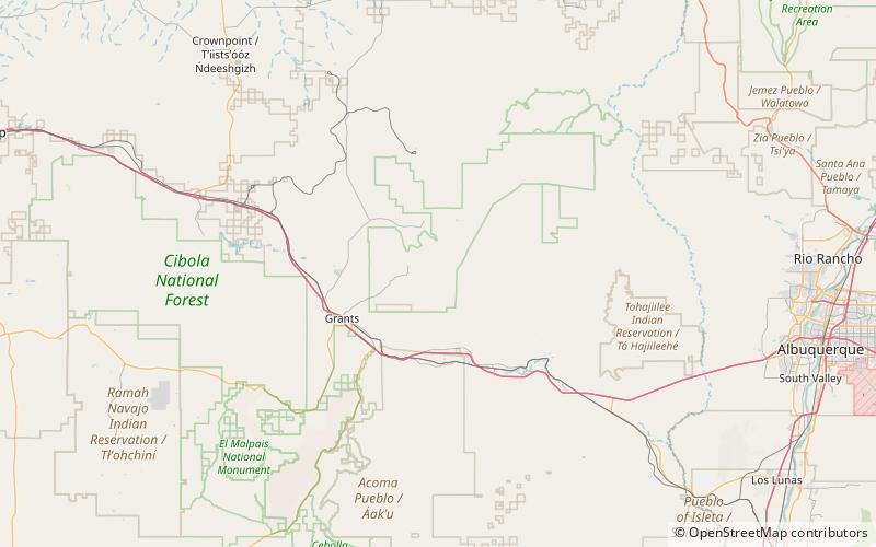 san mateo mountains foret nationale de cibola location map