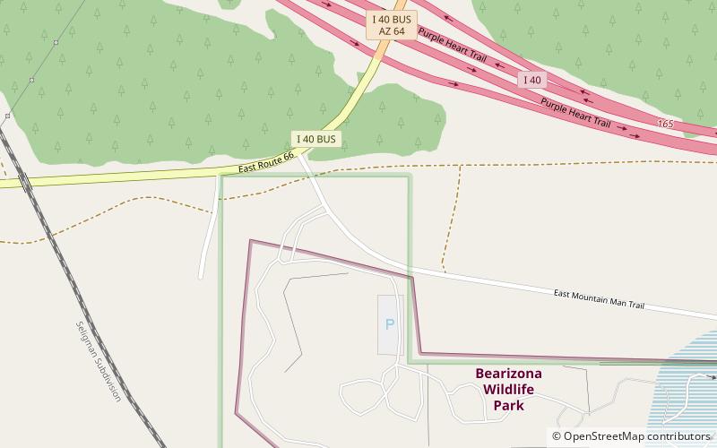 Bearizona location map