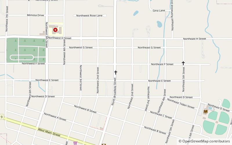 First United Methodist Church Stigler location map