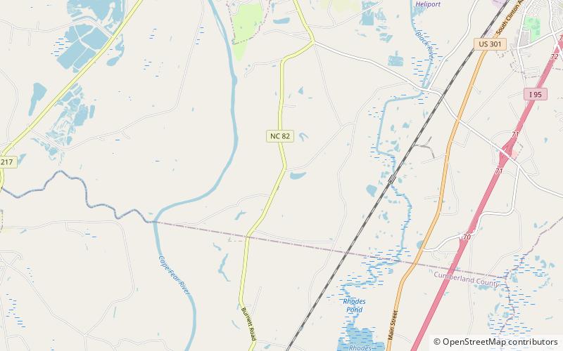 Averasboro Battlefield and Museum location map