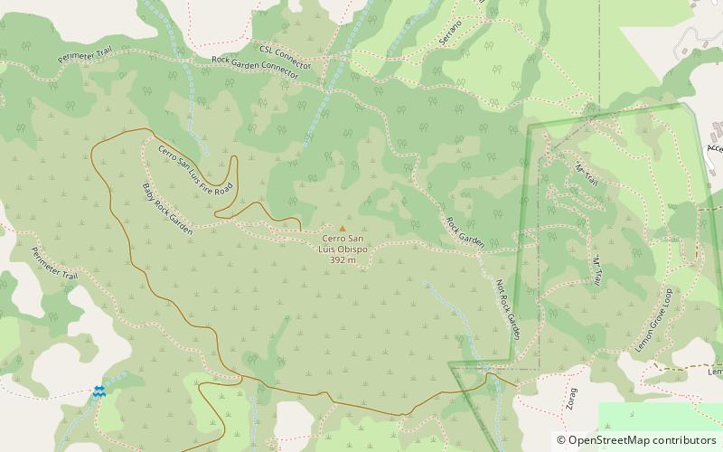 Cerro San Luis Obispo location map