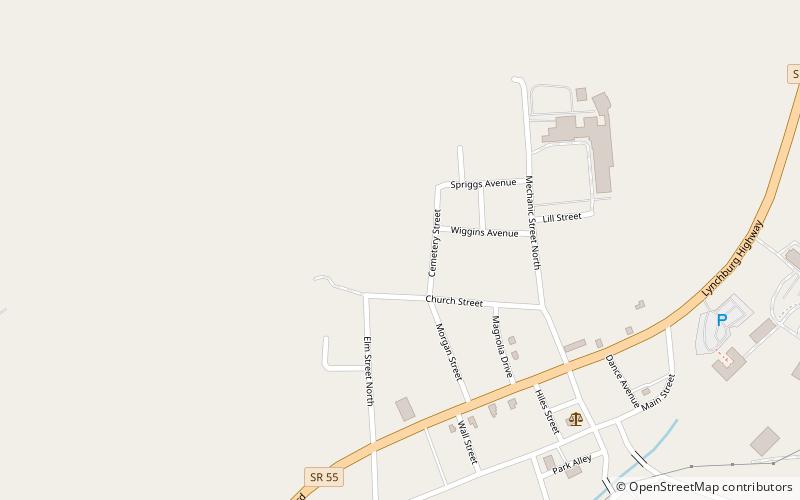 Lynchburg City Cemetery location map