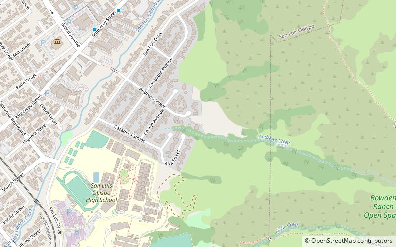 City of San Luis Obispo Historic Resources location map