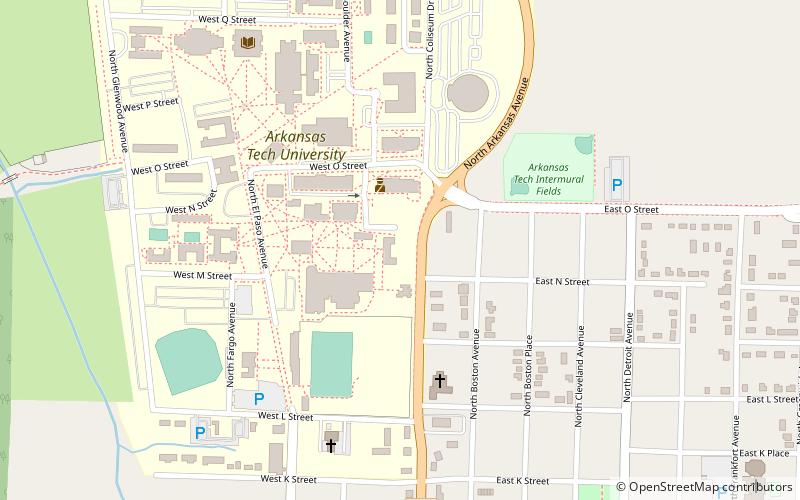 Caraway Hall location map