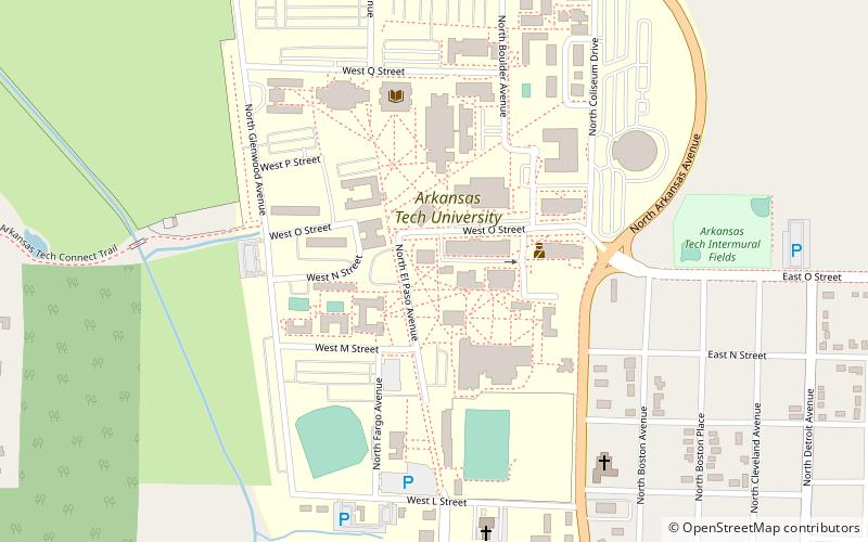 Physical Education Building location map