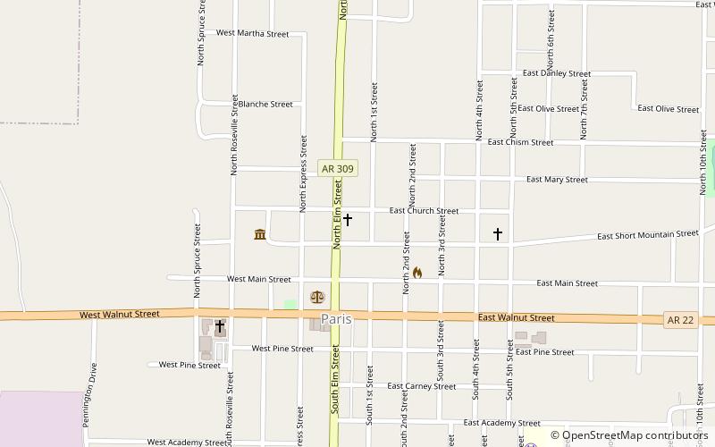 Methodist Episcopal Church location map