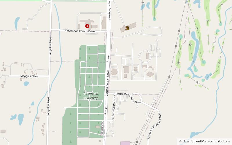 thunderbird casino shawnee location map