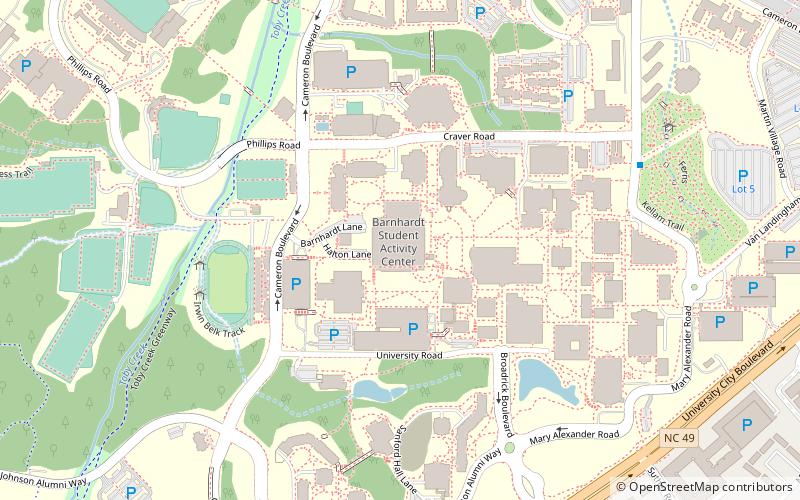 Dale F. Halton Arena location map