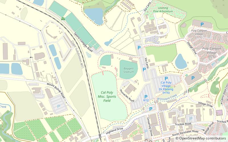 Robin Baggett Stadium location map