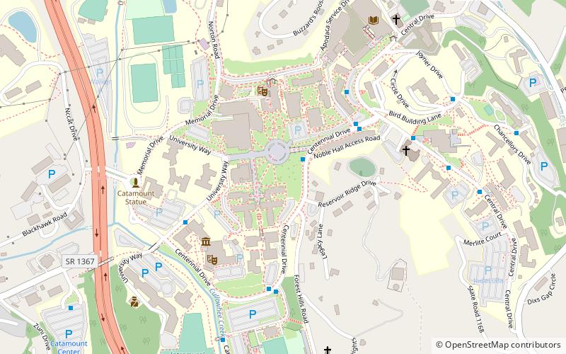 Western Carolina University location map